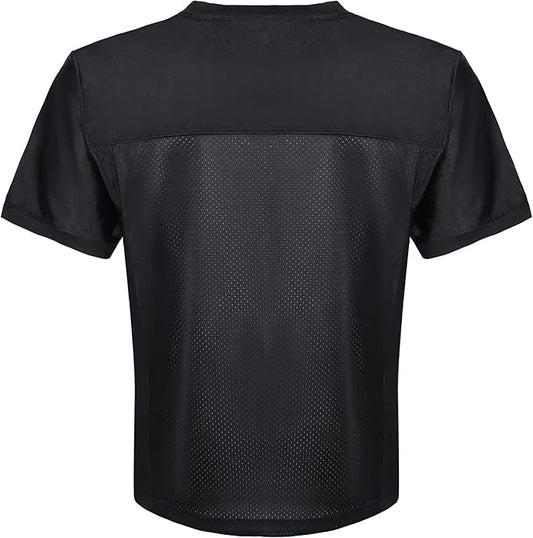 Sleek Black Soccer Jersey – Subtle Sophistication, Ultimate Performance